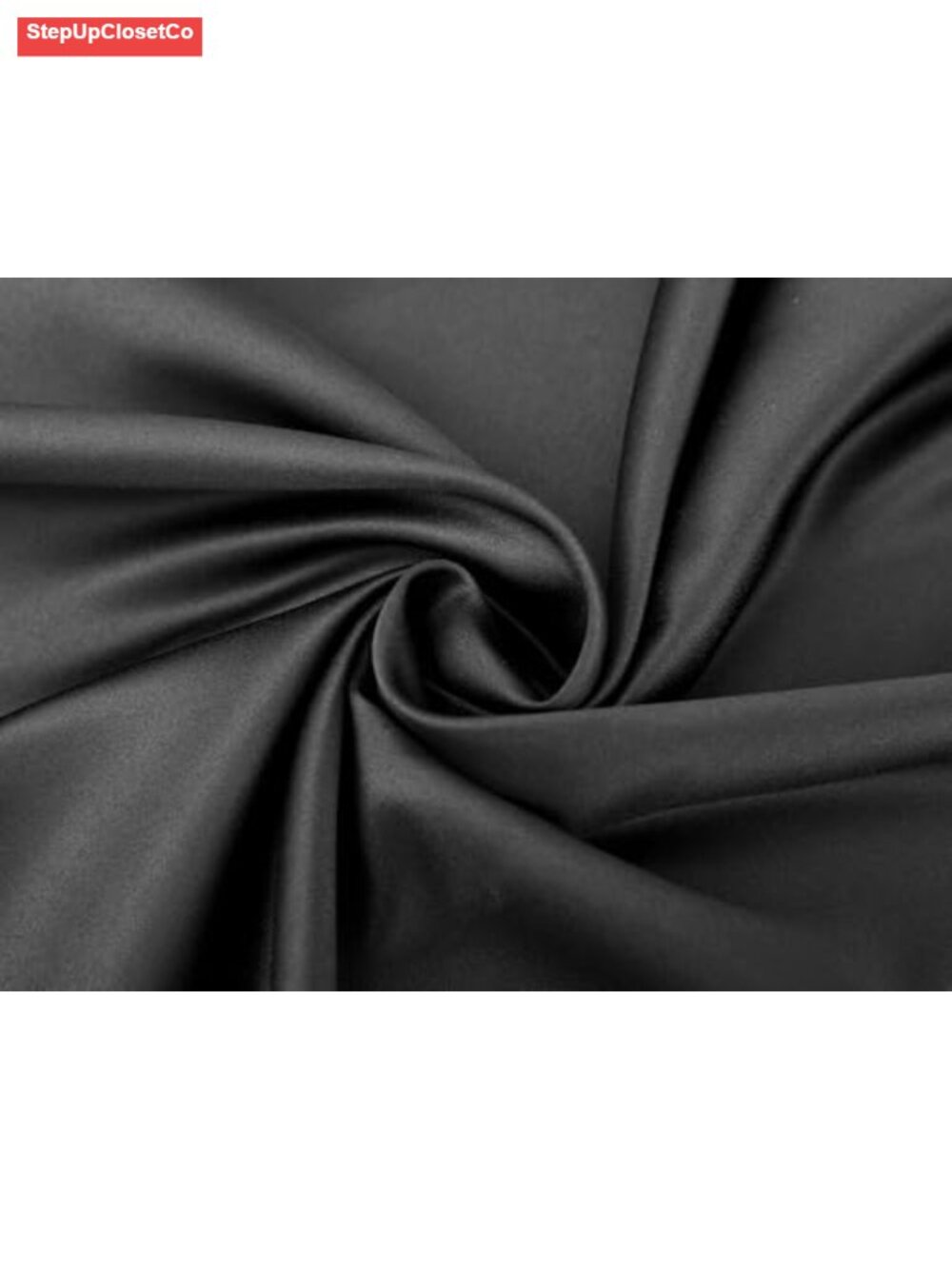 Women's Square Scarf 43.3" Elegant Silky Satin Neckerchief Bandana - Picture 3 of 5